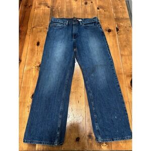 Tony Hawk Men's Blue Relaxed Fit Straight Leg Jeans Size 34x30 Denim Skate